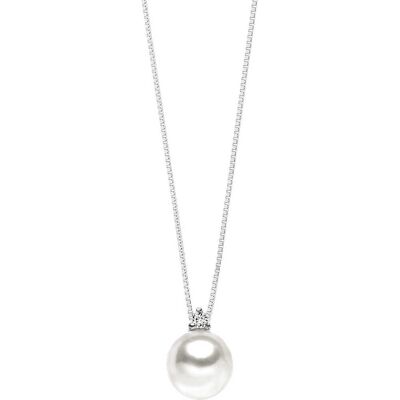 Comete Collana Diamante, Perle Gioiello Caratura 0,03 GLP 521 Comete Collana Diamante, Perle Gioiello Caratura 0,03 GLP 521
