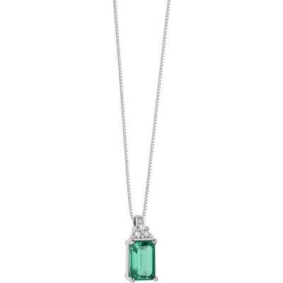 Comete Collana Diamante, Smeraldo Gioiello Storia Di Luce Caratura 0,02 GLB 1438 Comete Collana Diamante, Smeraldo Gioiello Storia Di Luce Caratura 0,02 GLB 1438