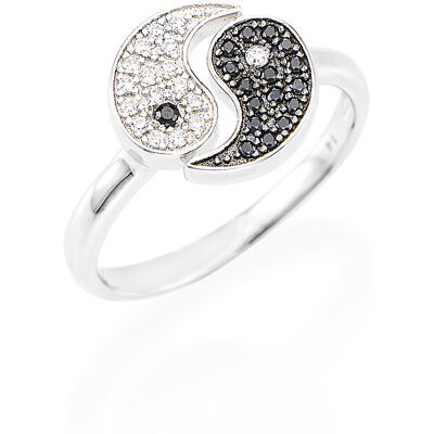 Amen Anello Zirconi Gioiello Donna 70'S Pace E Amore RYYB-12 Amen Anello Zirconi Gioiello Donna 70'S Pace E Amore RYYB-12