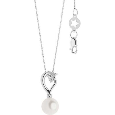 Comete Collana Diamante, Perle Gioiello Perle D'Amore Caratura 0,03 GLP 611 Comete Collana Diamante, Perle Gioiello Perle D'Amore Caratura 0,03 GLP 611