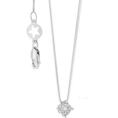 Comete Collana Diamante Gioiello Rose Di Diamanti Caratura 0,06 GLB 1608 Comete Collana Diamante Gioiello Rose Di Diamanti Caratura 0,06 GLB 1608