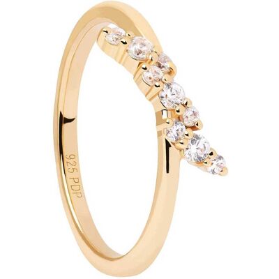 PDPaola Anello Zirconi Gioiello Donna New Essentials AN01-886-10 PDPaola Anello Zirconi Gioiello Donna New Essentials AN01-886-10