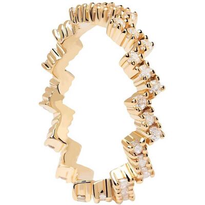 PDPaola Anello Zirconi Gioiello Donna New Essentials AN01-685-12 PDPaola Anello Zirconi Gioiello Donna New Essentials AN01-685-12