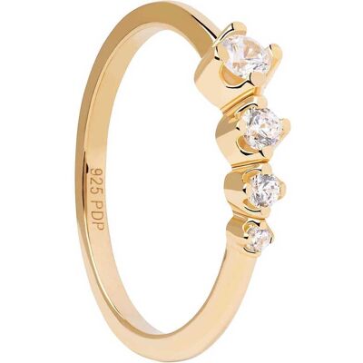 PDPaola Anello Zirconi Gioiello Donna New Essentials AN01-801-14 PDPaola Anello Zirconi Gioiello Donna New Essentials AN01-801-14