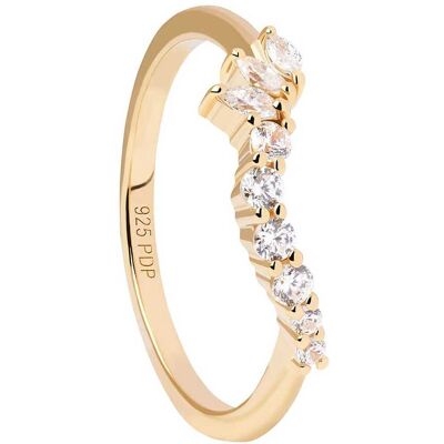 PDPaola Anello Zirconi Gioiello Donna New Essentials AN01-829-14 PDPaola Anello Zirconi Gioiello Donna New Essentials AN01-829-14