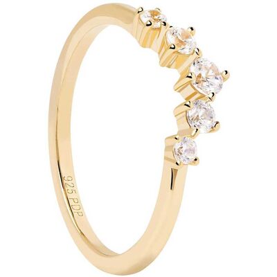 PDPaola Anello Zirconi Gioiello Donna New Essentials AN01-823-14 PDPaola Anello Zirconi Gioiello Donna New Essentials AN01-823-14
