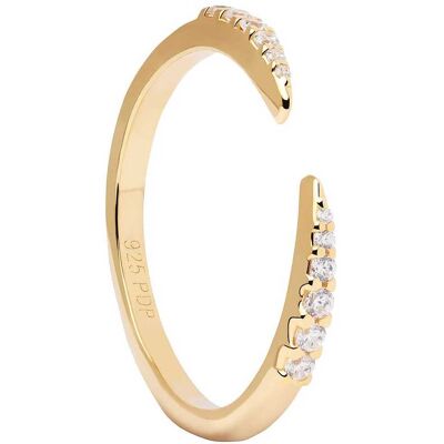 PDPaola Anello Zirconi Gioiello Donna New Essentials AN01-803-16 PDPaola Anello Zirconi Gioiello Donna New Essentials AN01-803-16