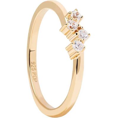 PDPaola Anello Zirconi Gioiello Donna New Essentials AN01-871-14 PDPaola Anello Zirconi Gioiello Donna New Essentials AN01-871-14