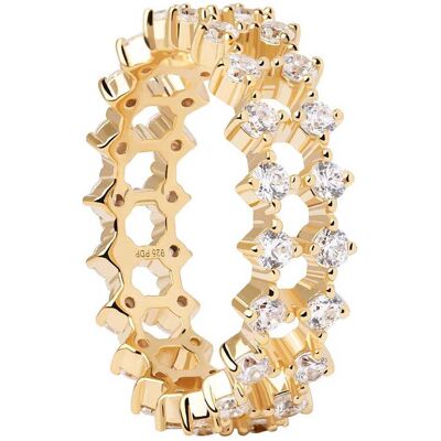 PDPaola Anello Zirconi Gioiello Donna New Essentials AN01-882-10 PDPaola Anello Zirconi Gioiello Donna New Essentials AN01-882-10