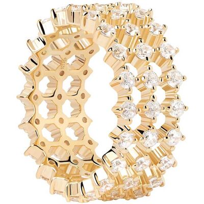 PDPaola Anello Zirconi Gioiello Donna New Essentials AN01-881-14 PDPaola Anello Zirconi Gioiello Donna New Essentials AN01-881-14