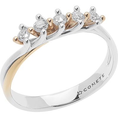 Comete Anello Diamante Gioiello Donna Fedine ANB 2658 Comete Anello Diamante Gioiello Donna Fedine ANB 2658