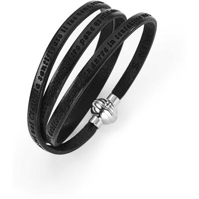 Amen Bracciale Uomo Gioielli Padre Nostro Italiano MY-PNIT02-54 Amen Bracciale Uomo Gioielli Padre Nostro Italiano MY-PNIT02-54