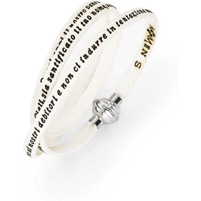 Amen Bracciale Uomo Gioielli Padre Nostro Italiano MY-PNIT07-57 Amen Bracciale Uomo Gioielli Padre Nostro Italiano MY-PNIT07-57