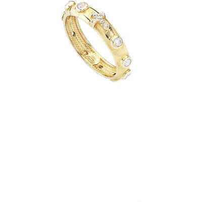 Amen Anello Zirconi Gioiello Donna Rosario AROGB-12 Amen Anello Zirconi Gioiello Donna Rosario AROGB-12