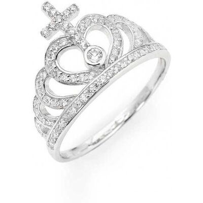 Amen Anello Zirconi Gioiello Donna Corone AC2-20 Amen Anello Zirconi Gioiello Donna Corone AC2-20