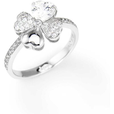 Amen Anello Zirconi Gioiello Donna Amore RQUBB-12 Amen Anello Zirconi Gioiello Donna Amore RQUBB-12