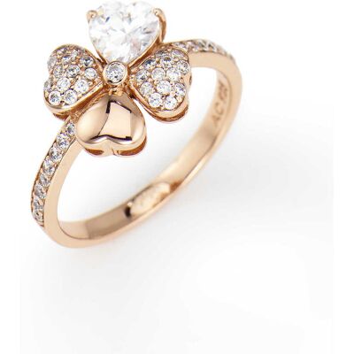 Amen Anello Zirconi Gioiello Donna Amore RQURB-20 Amen Anello Zirconi Gioiello Donna Amore RQURB-20