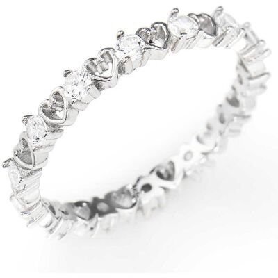 Amen Anello Zirconi Gioiello Donna RZ7-18 Amen Anello Zirconi Gioiello Donna RZ7-18