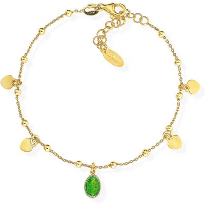 Amen Bracciale Con Charms Pendenti Donna Argento 925 Gioiello BRMSHGV Amen Bracciale Con Charms Pendenti Donna Argento 925 Gioiello BRMSHGV