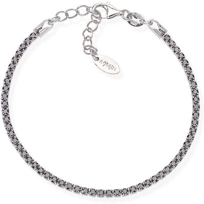 Amen Bracciale Tennis Donna Argento 925 Gioiello Tennis BTBN18 Amen Bracciale Tennis Donna Argento 925 Gioiello Tennis BTBN18