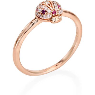 Amen Anello Zirconi Gioiello Donna Coccinelle RLARZBR.18 Amen Anello Zirconi Gioiello Donna Coccinelle RLARZBR.18