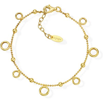 Amen Bracciale Con Charms Pendenti Donna Argento 925 Gioiello Romance BRTOMG3 Amen Bracciale Con Charms Pendenti Donna Argento 925 Gioiello Romance BRTOMG3