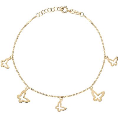 Amen Bracciale Con Charms Pendenti Donna Oro 375 (9kt) Gioiello AU9BRMFAG Amen Bracciale Con Charms Pendenti Donna Oro 375 (9kt) Gioiello AU9BRMFAG