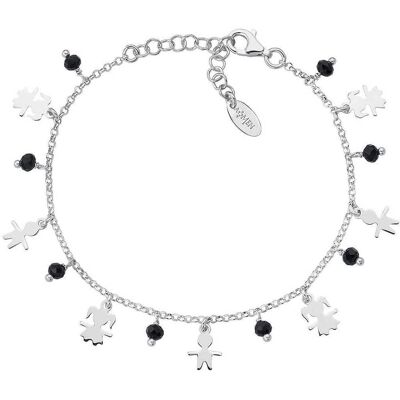 Amen Bracciale Con Charms Pendenti Donna Argento 925 Gioiello BRBIMIBN Amen Bracciale Con Charms Pendenti Donna Argento 925 Gioiello BRBIMIBN