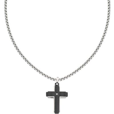 Amen Collana Uomo Gioielli Acciaio ACCL107 Amen Collana Uomo Gioielli Acciaio ACCL107