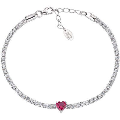 Amen Bracciale Tennis Donna Argento 925 Gioiello BT21CUBRBZ16 Amen Bracciale Tennis Donna Argento 925 Gioiello BT21CUBRBZ16