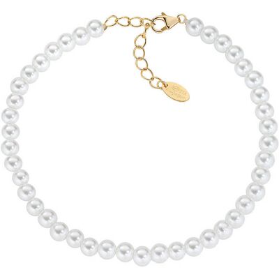 Amen Bracciale Donna Gioielli Perle BRPE40SWGB16 Amen Bracciale Donna Gioielli Perle BRPE40SWGB16