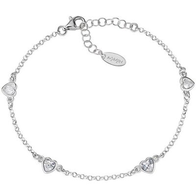Amen Bracciale Con Charms Fissi Donna Argento 925 Gioiello San Valentino 2024 BRCUSEBBZ Amen Bracciale Con Charms Fissi Donna Argento 925 Gioiello San Valentino 2024 BRCUSEBBZ