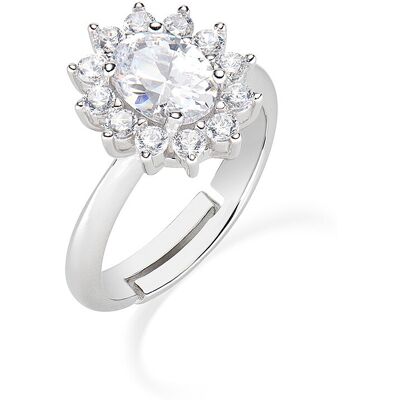 Amen Anello Zirconi Gioiello Donna ANLDGBBB2 Amen Anello Zirconi Gioiello Donna ANLDGBBB2