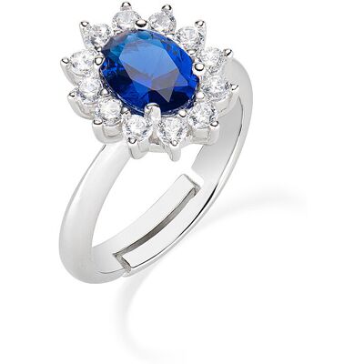 Amen Anello Zirconi Gioiello Donna ANLDGBBBL2 Amen Anello Zirconi Gioiello Donna ANLDGBBBL2