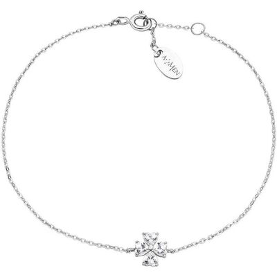 Amen Bracciale Con Charms Fissi Donna Oro 375 (9kt) Gioiello BR2090 Amen Bracciale Con Charms Fissi Donna Oro 375 (9kt) Gioiello BR2090