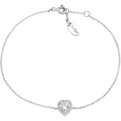 Amen Bracciale Con Charms Fissi Donna Oro 375 (9kt) Gioiello BR2105 Amen Bracciale Con Charms Fissi Donna Oro 375 (9kt) Gioiello BR2105