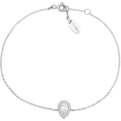 Amen Bracciale Con Charms Fissi Donna Oro 375 (9kt) Gioiello BR2107 Amen Bracciale Con Charms Fissi Donna Oro 375 (9kt) Gioiello BR2107