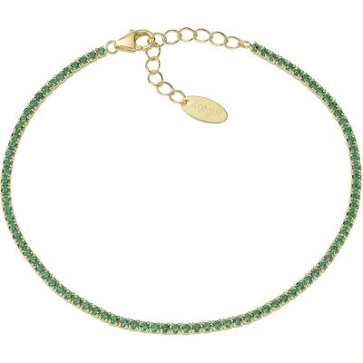 Amen Bracciale Tennis Donna Argento 925 Gioiello BT1GVE17 Amen Bracciale Tennis Donna Argento 925 Gioiello BT1GVE17