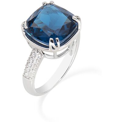Amen Anello Zirconi Gioiello Donna RCK1QUBBLBZ-18 Amen Anello Zirconi Gioiello Donna RCK1QUBBLBZ-18
