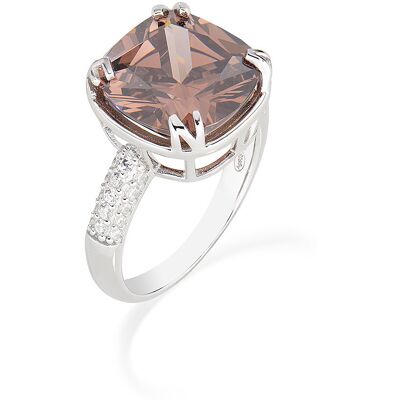 Amen Anello Zirconi Gioiello Donna RCK1QUBBRBZ-14 Amen Anello Zirconi Gioiello Donna RCK1QUBBRBZ-14