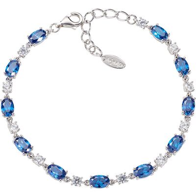 Amen Bracciale Tennis Donna Argento 925 Gioiello Tennis BT2OVBBLBZ16 Amen Bracciale Tennis Donna Argento 925 Gioiello Tennis BT2OVBBLBZ16