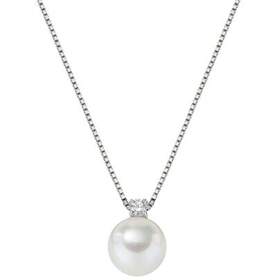 Amen Collana Argento 925 Donna Perle CLPBBZ10 Amen Collana Argento 925 Donna Perle CLPBBZ10