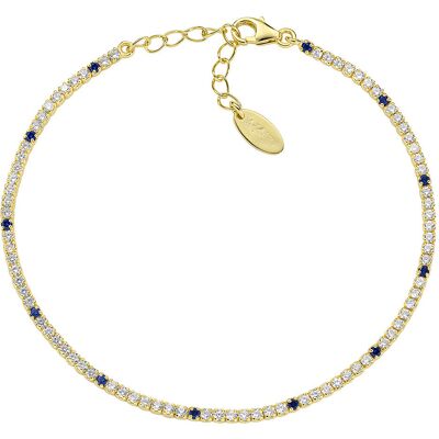 Amen Bracciale Tennis Unisex Argento 925 Gioiello Tennis Mania BT1G7BBL17 Amen Bracciale Tennis Unisex Argento 925 Gioiello Tennis Mania BT1G7BBL17