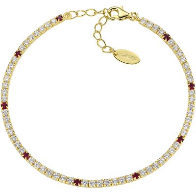 Amen Bracciale Tennis Unisex Argento 925 Gioiello Tennis BT7GRB16 Amen Bracciale Tennis Unisex Argento 925 Gioiello Tennis BT7GRB16
