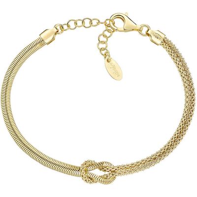 Amen Bracciale Donna Gioielli Nodo D'Amore BRNOAMGG14 Amen Bracciale Donna Gioielli Nodo D'Amore BRNOAMGG14