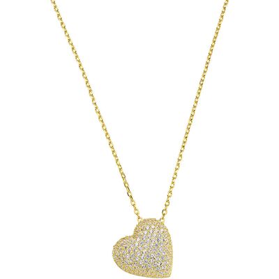 Amen Collana Argento 925 Donna Amore CLSTCUBOGBZ Amen Collana Argento 925 Donna Amore CLSTCUBOGBZ