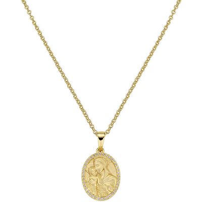 Amen Collana Argento 925 Donna Sacro CLMABIGBZ3 Amen Collana Argento 925 Donna Sacro CLMABIGBZ3