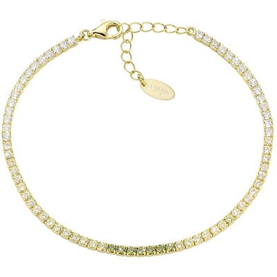 Amen Bracciale Tennis Unisex Argento 925 Gioiello Tennis BTDEGOL16 Amen Bracciale Tennis Unisex Argento 925 Gioiello Tennis BTDEGOL16