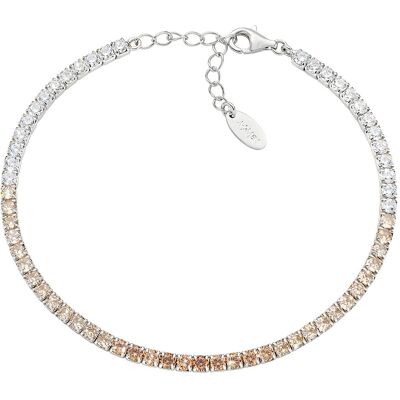 Amen Bracciale Tennis Unisex Argento 925 Gioiello Tennis BT25DEBGA17 Amen Bracciale Tennis Unisex Argento 925 Gioiello Tennis BT25DEBGA17