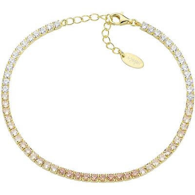 Amen Bracciale Tennis Unisex Argento 925 Gioiello Tennis BT25DEGGA17 Amen Bracciale Tennis Unisex Argento 925 Gioiello Tennis BT25DEGGA17